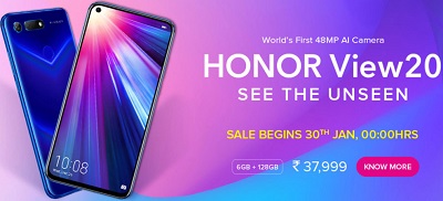 Honor View 20 Specification, Features, Price-Mykiweb